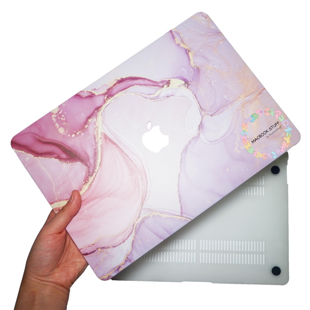 CASE MACBOOK Case DRW MARBLE PINK BLUSH NEW AIR PRO RETINA 11 12 13 14 15 16 INCH NON /  WITH CD ROOM / TOUCHBAR / TOUCH ID / M1 2020 2021 2022