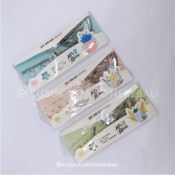 

Penggaris set / Ruller Set Lets Go Home ZX-6077