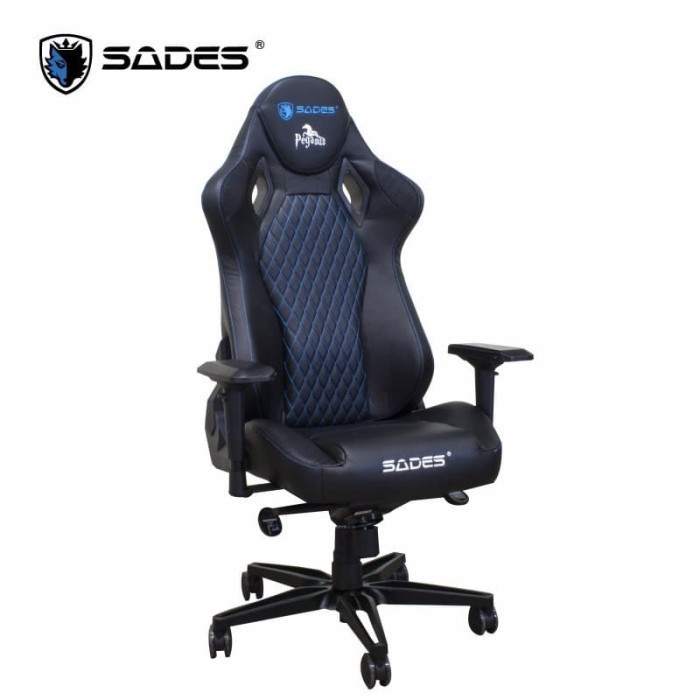 GAMING CHAIR GAMING SADES PEGASUS PREMIUM 4D LEATHER PU - BANGKU KURSI KANTOR GAMING UNICORN