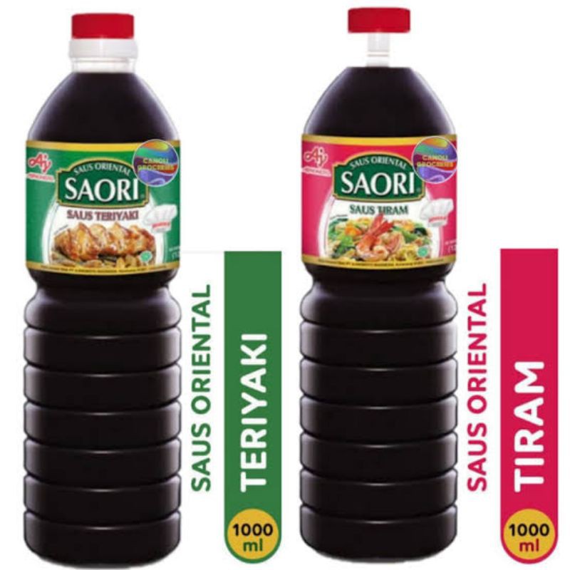 

SAORI Saus Tiram 1 Liter / Saus Teriyaki 1 Liter