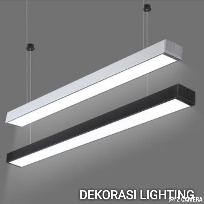 Lampu Gantung Led Lampu Plafon Led Office Hanging Lamp Lampu Panjang L