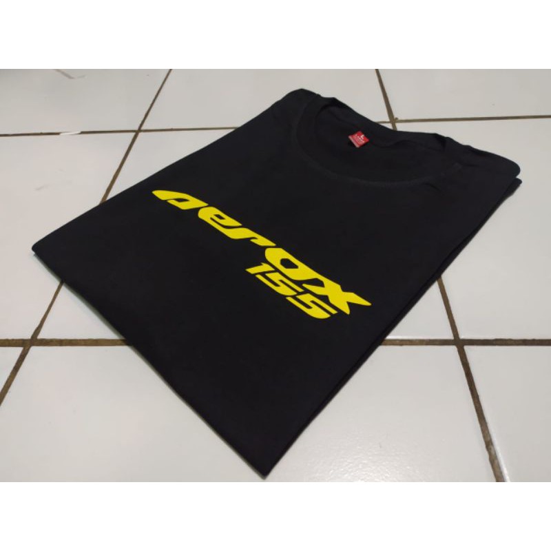 Kaos Tshirt Baju Aerox 155 / Yamaha Aerox / Kaos Komunitas / Kaos Pria murah Keren Unik