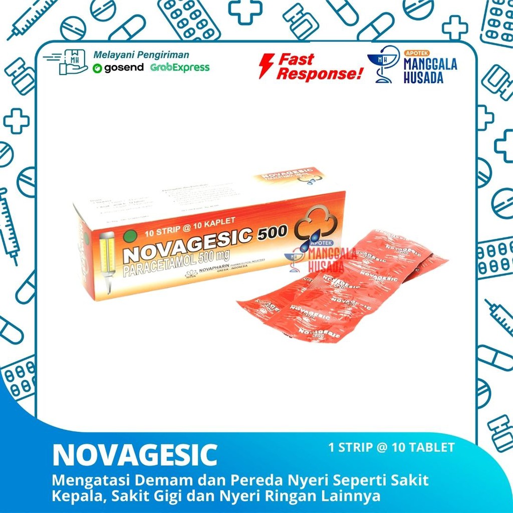 NOVAGESIC 500 mg PERTSRIP @ 10 TABLET