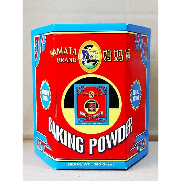 

MAMATA | BAKING POWDER 380gr | PENGEMBANG KUE BERDAYA GANDA