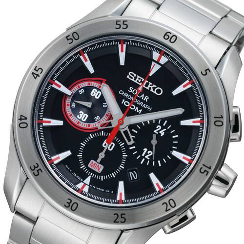 Seiko Mens Solar SSC175P1 Chronograph | Jam Tangan Pria SSC175P1