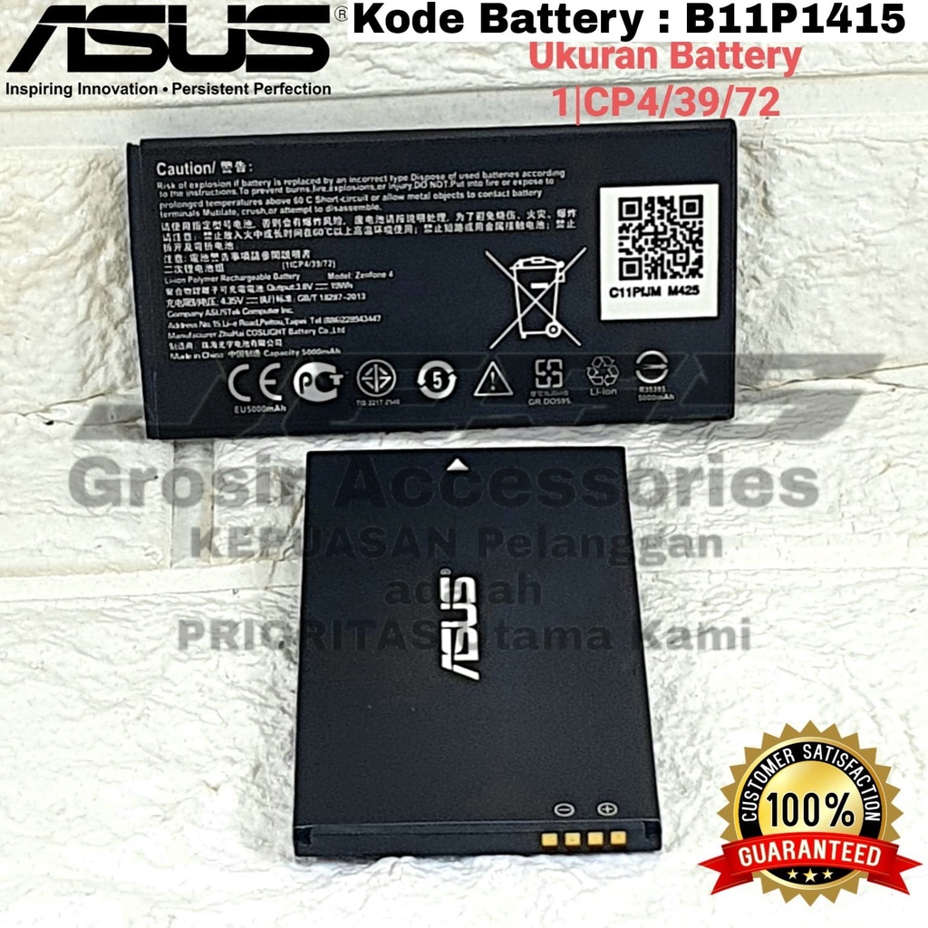 Baterai ASUS Zenfone GO 4.5 Inchi - ZC451TG - Z00SD Battery B11p1415 Original