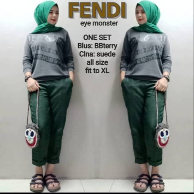 Set celana fendi
