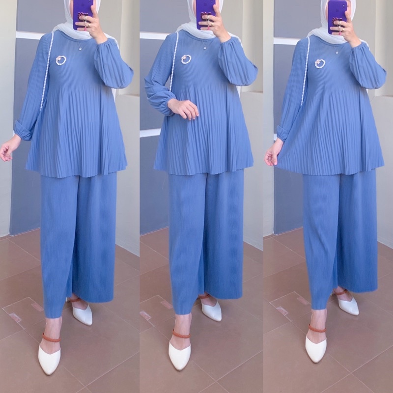 setcel one set plisket by kalola