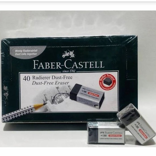 

Penghapus Pensil Faber-Castell Hitam Kecil / Pack