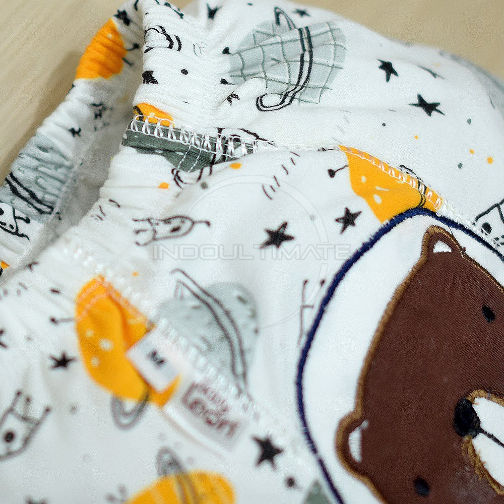 Celana Panjang Anak Bayi Bordir SNI BABY LEON Celana Tidur Piyama Diaper Pants Baby Nebworn GY-S81