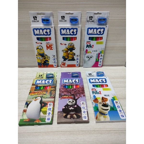 

Pensil warna macs isi 12panjang