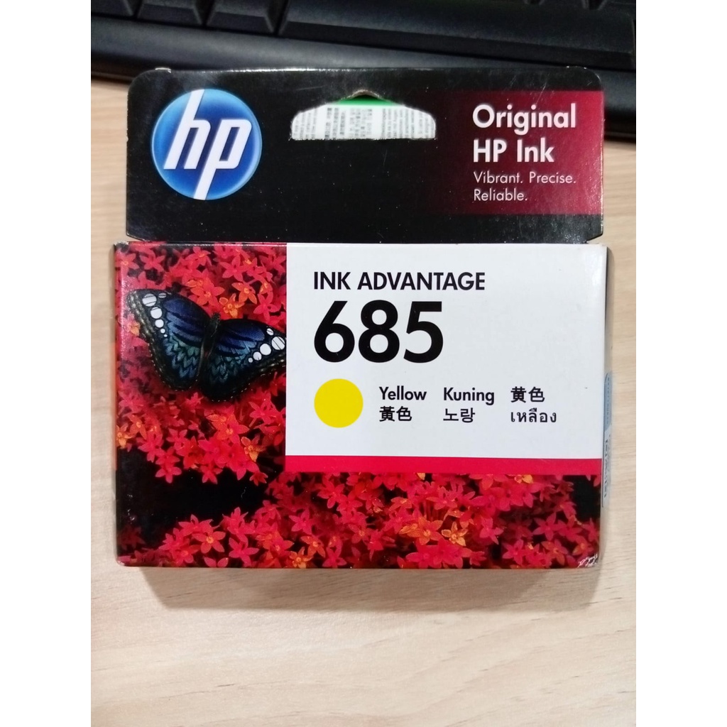 Tinta HP 685 Yellow Ink Cartridge Original