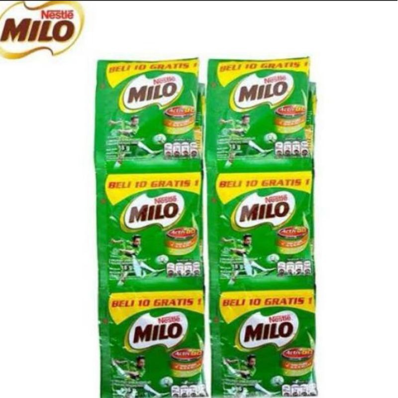 

Milo Sachet 22gram activ Go per renteng isi 10sachet