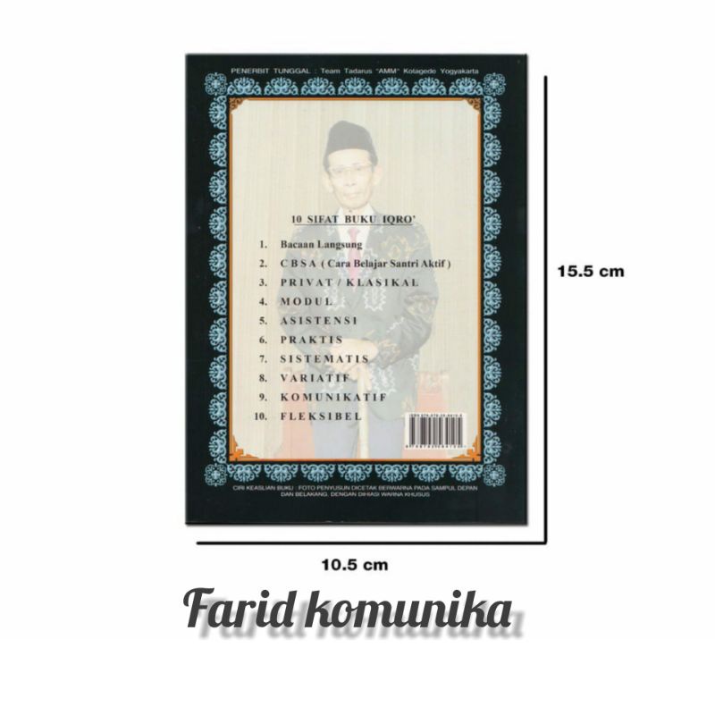 [HUSNA COLLECTION] IQRO / IQRO Bundel Kecil | Buku Cara Cepat Belajar Membaca Al QUR'AN