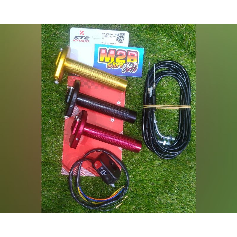 Gas spontan ktc kytaco kyta 2 tali kabel + stater  Nmax Aerox R15 R25 RX king CBR ninja 250 R RR Var