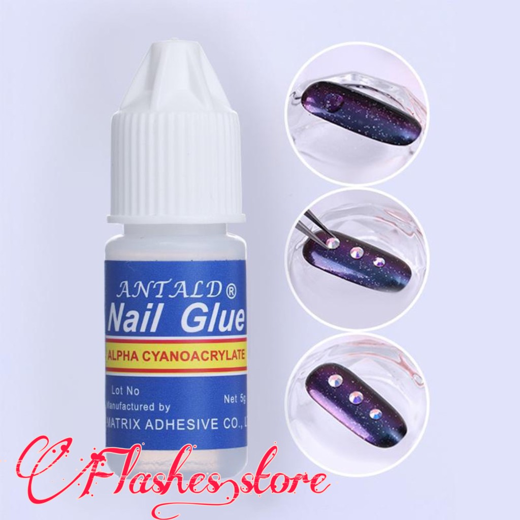 NAIL GLUE/ LEM KUKU CAIR 3gram