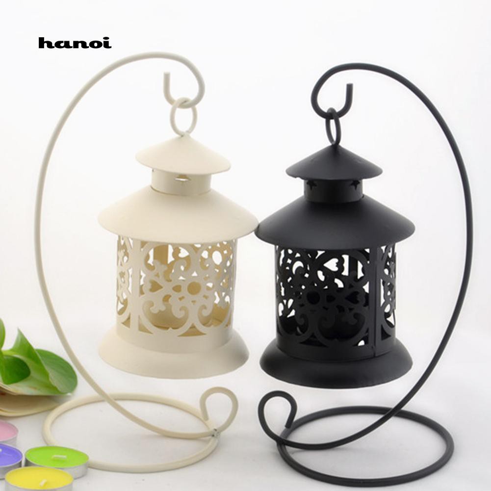 HN❤Holder Lilin Model Lentera Antik Moroccan Hollow untuk Dekorasi Pernikahan