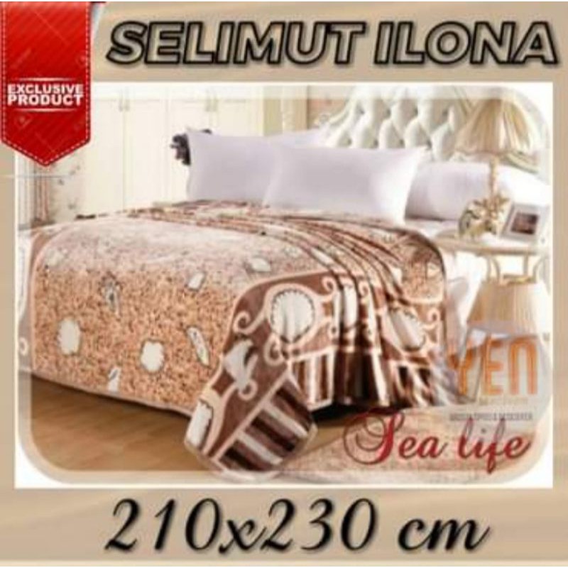 Selimut bulu halus Ilona jumbo PALING MURAHH