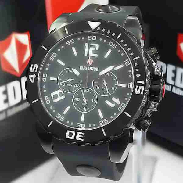 Jam tangan pria Expedition 6375 original black
