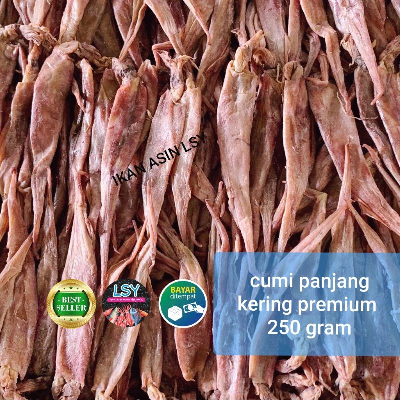 

ikan asin cumi panjang super 250 gram