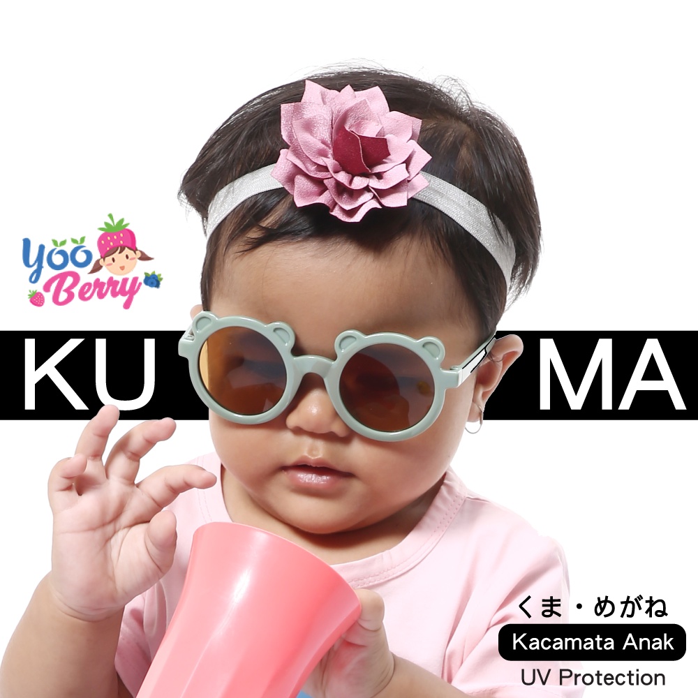 YooBerry Kuma Kacamata Bayi Anak Unisex Kekinian Perempuan Laki Laki Berry Mart