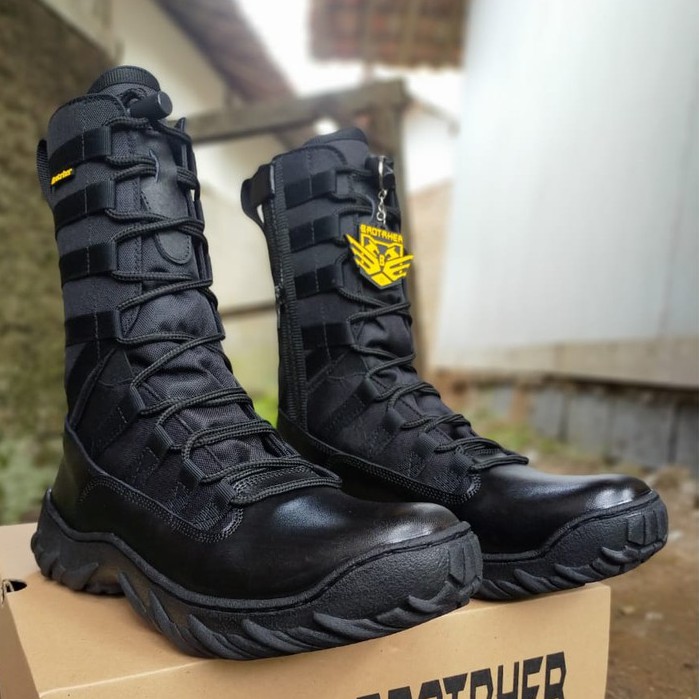 ⭐⭐⭐⭐⭐SEPATU PDL BROTRHER NINJA WEBA/KOMANDO KULIT SAPI ASLI SEPATU PDL DINAS LAPANGAN TNI POLRI SECURITY