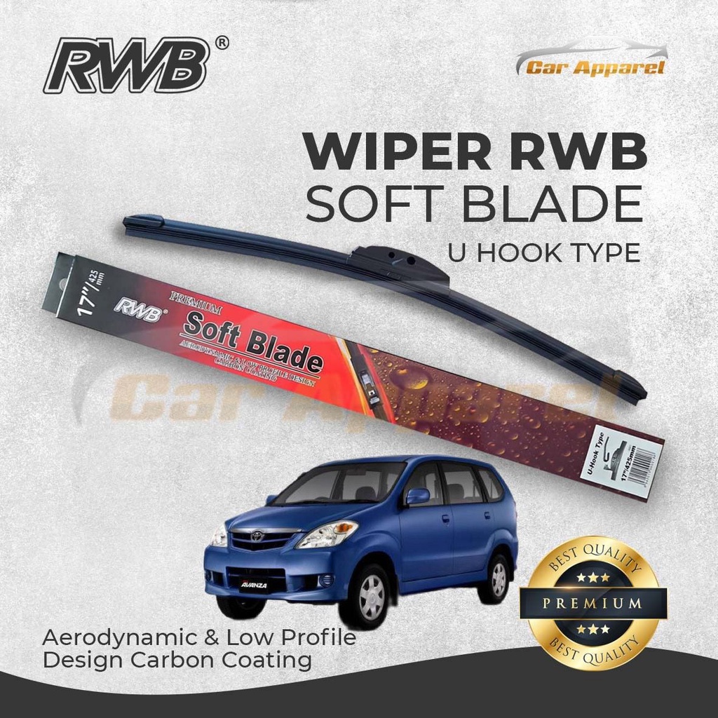 Wiper RWB Avanza xenia old 2004 / Windshield Avanza xenia old Soft RWB