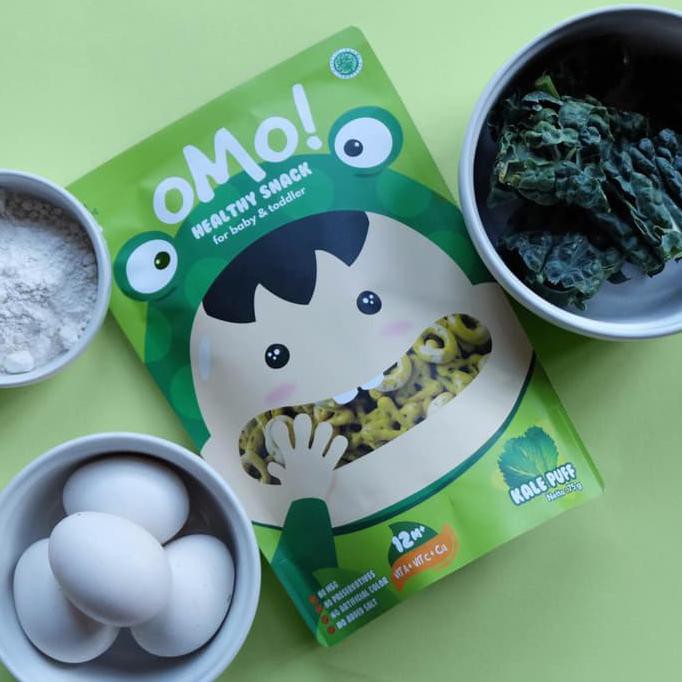 

Restock !!! oMo Healthy Snack- Kale Puff 75g