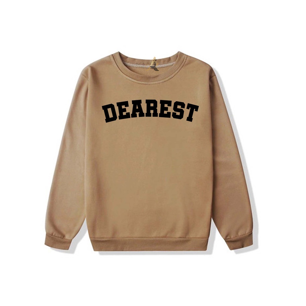 SWEATER OVERSIZE CREWNECK DEAREST STREETWEAR  SWEATSHIRT PRIA DAN WANITA