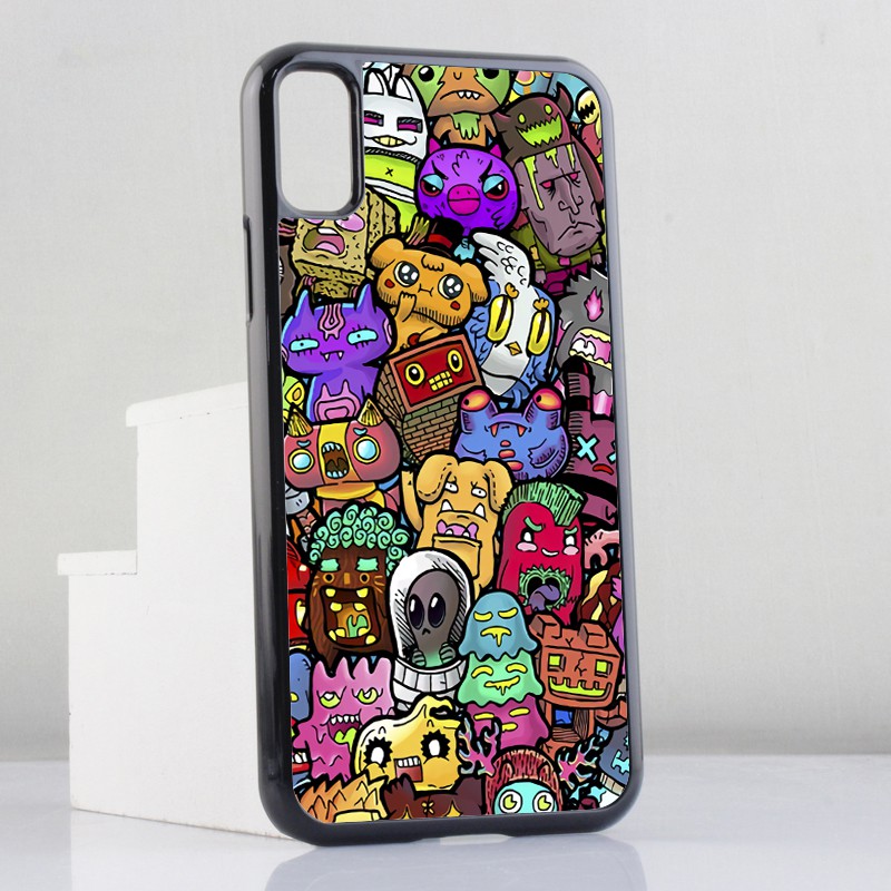 [E DDL] SOFTCASE HARDCASE DOODLE KARTUN for ALL TIPE