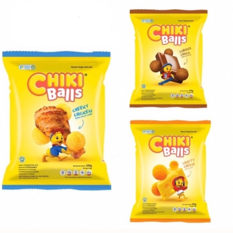 

Chiki Balls Ayam Keju Coklat 200gr Snack Cemilan Makanan Ringan