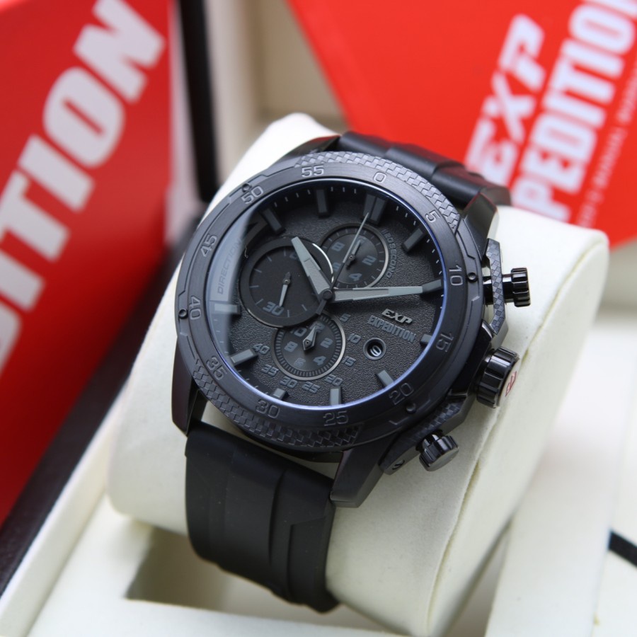 JAM TANGAN PRIA EXPEDITION EXP 6810 E 6810 E6810 RUBBER ORIGINAL GARANSI RESMI 1 TAHUN