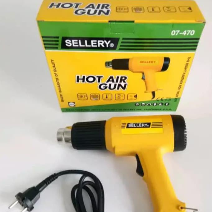 Heat Hot Air Gun Sellery Selleri 07-470 07 470 Pistol Pemanas Plastik Shrink USA Original