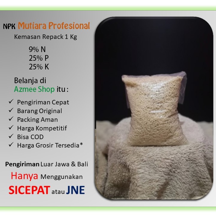 PUPUK MEROKE NPK MUTIARA PROFESSIONAL PROFESIONAL 9 25 25 9-25-25