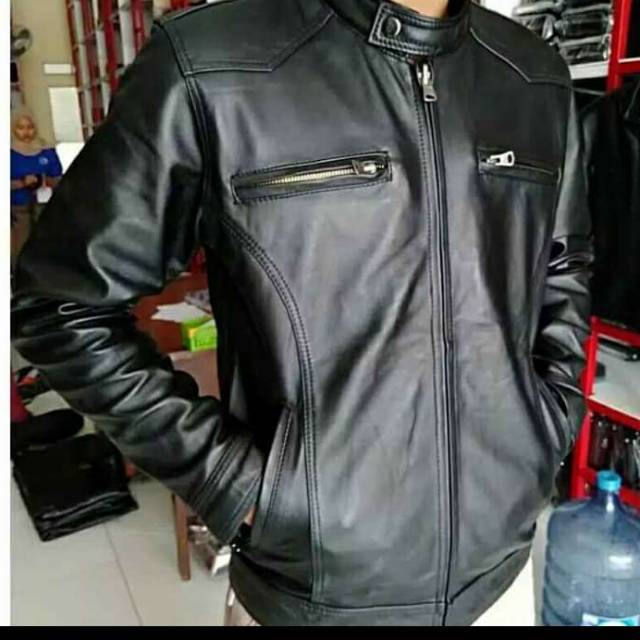 Jaket kulit  model anak muda