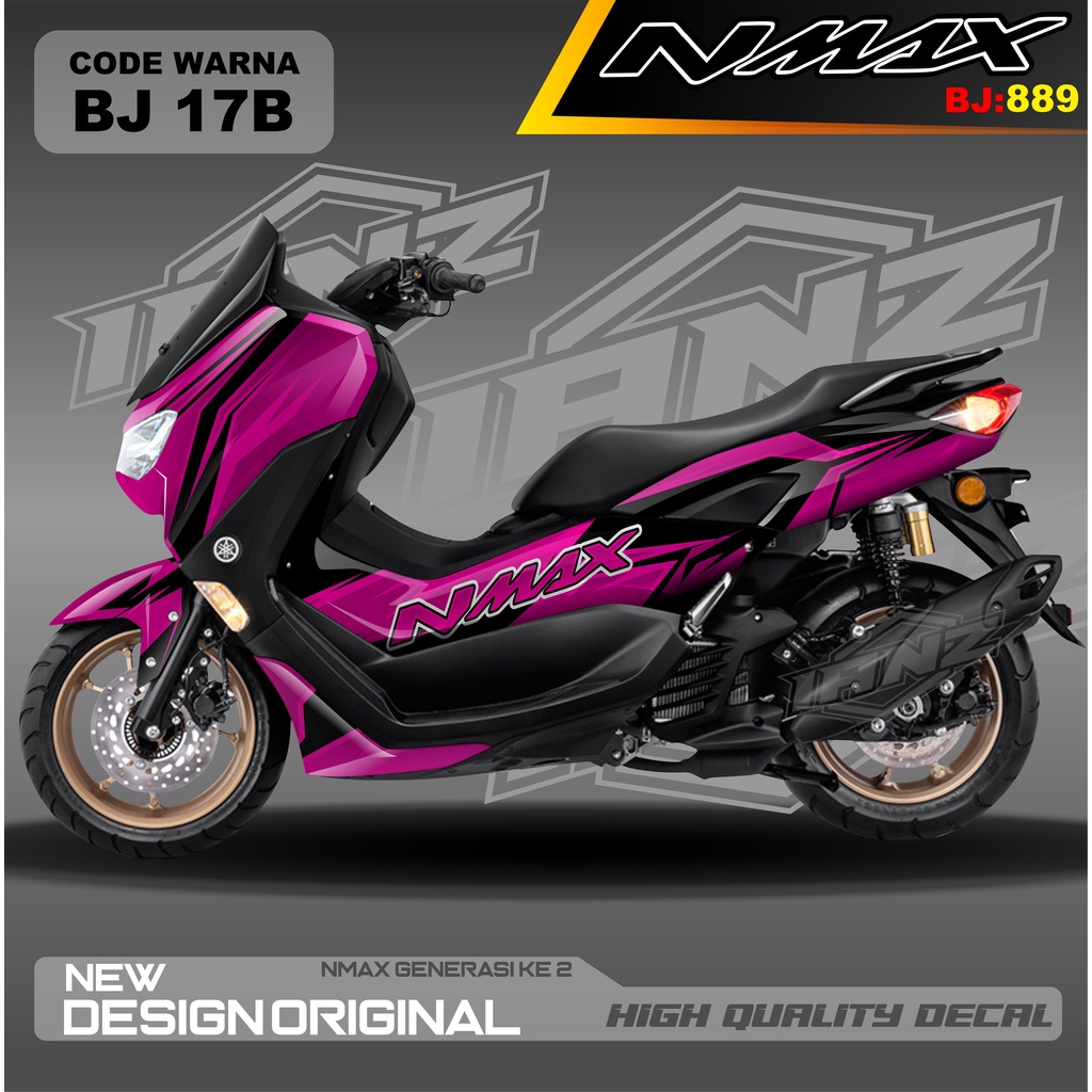 STIKER NEW NMAX FULL BLOK BODI MOTOR / DECAL FULL BODY NMAX / DECAL STIKER FULL BODY NMAX / STIKER DECAL NMAX TERBARU