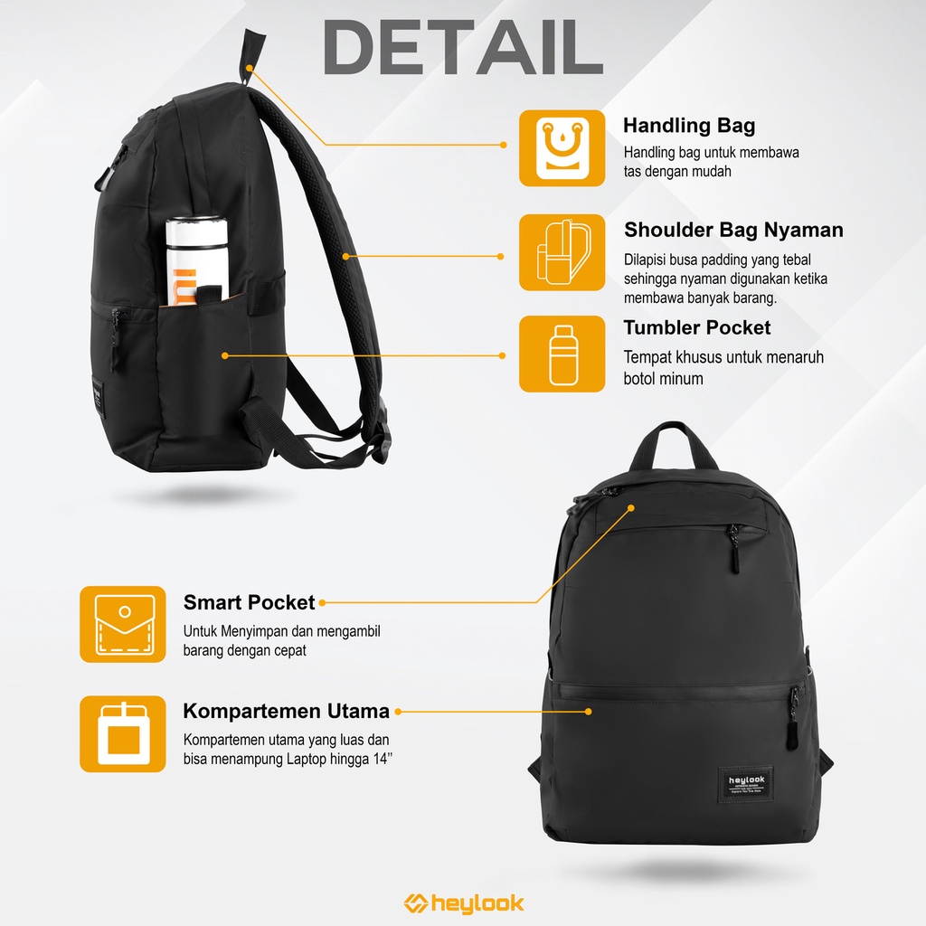 Tas Ransel Laptop Waterproof Pria Tas Laki Laki Backpack Sekolah Kuliah Kerja Remaja Dewasa Trendy Tas Ransel Besar Kasual Sporty Cowok Traveling Rekreasi