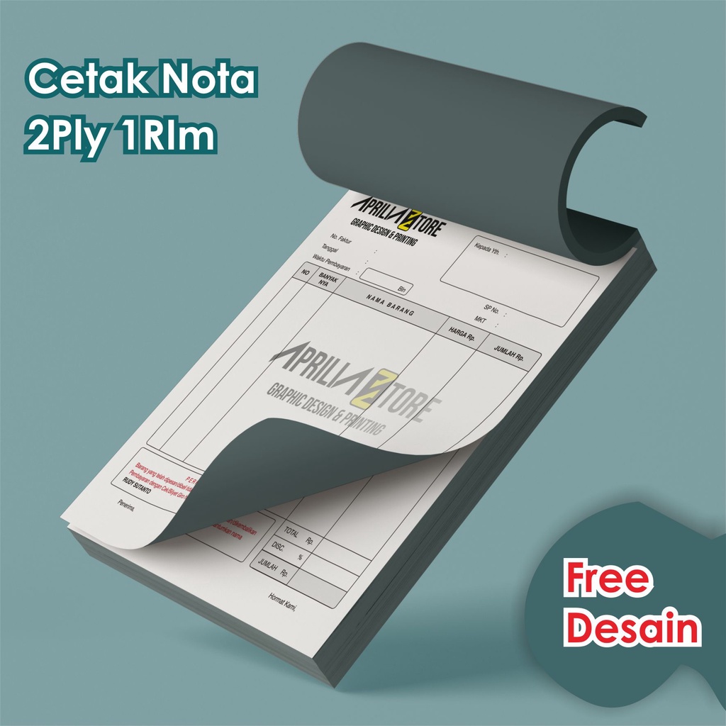 

Cetak Nota Custom 2Ply NCR Invoice BON Surat Jalan