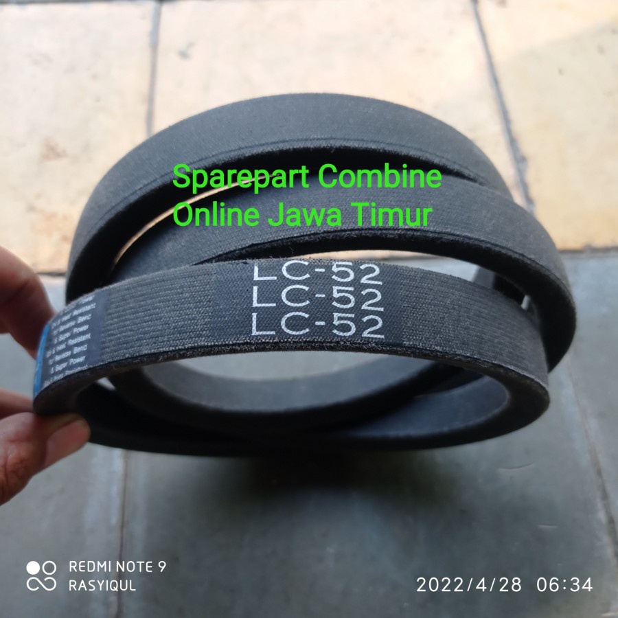Belt LC52 Penggerak Reaper DC93 Khusus Belt Combine