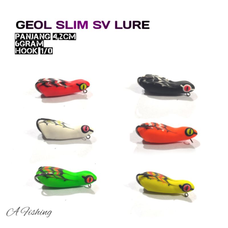 SOFT FROG GEOL SLIM SV LURE 4,2CM