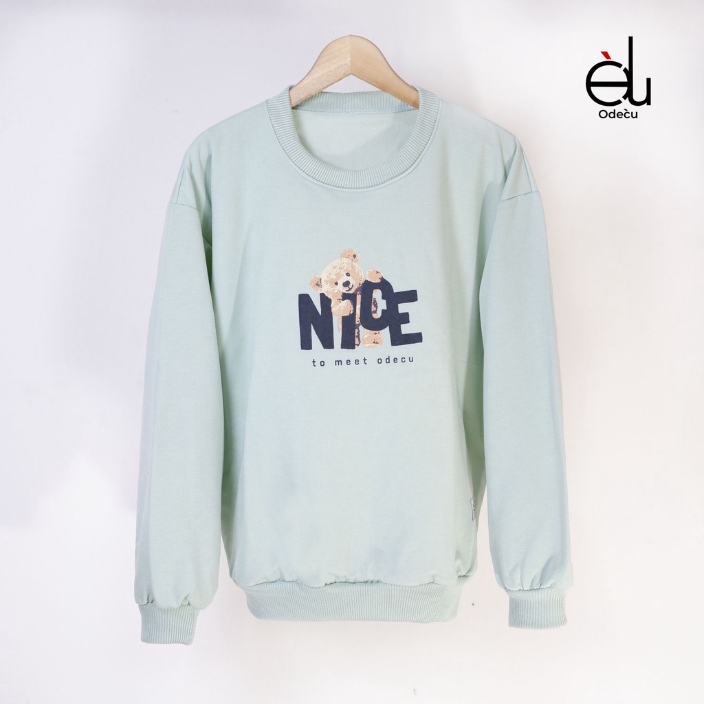 ODECU CREWNECK NICE SERIES SWEATER OVERSIZE WANITA PRIA