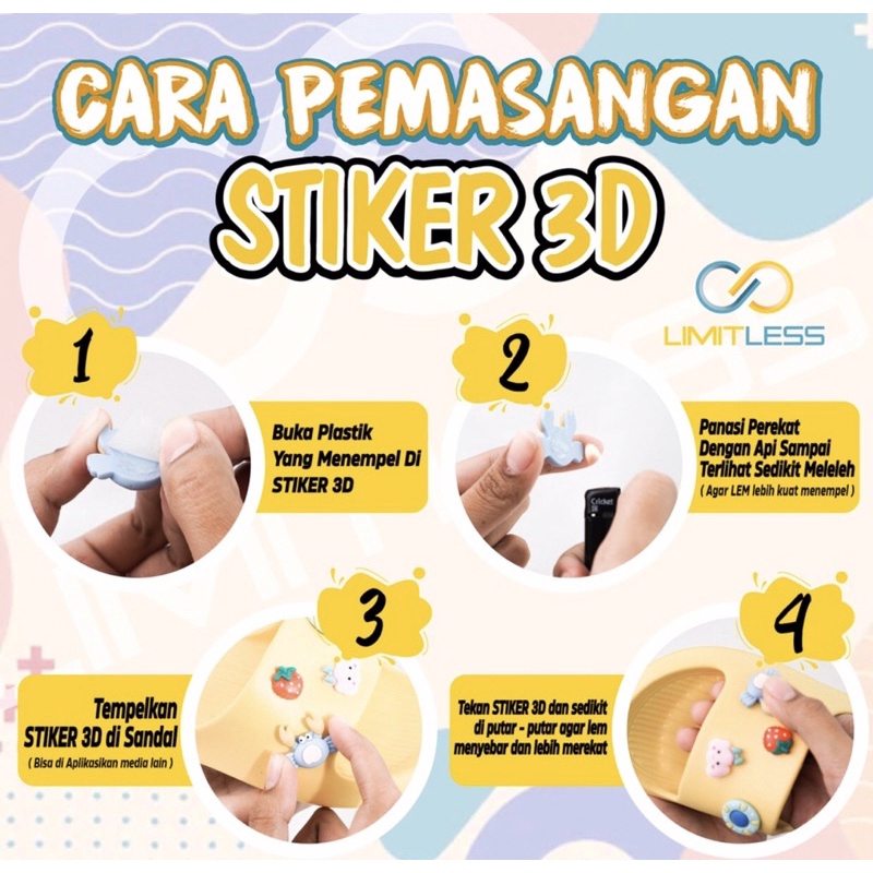 Zerolimit - Sandal Lab Wanita Karakter 3D Sendal Baim Cewek Kekinian Sandal Perempuan Medis Kesehatan Rumah