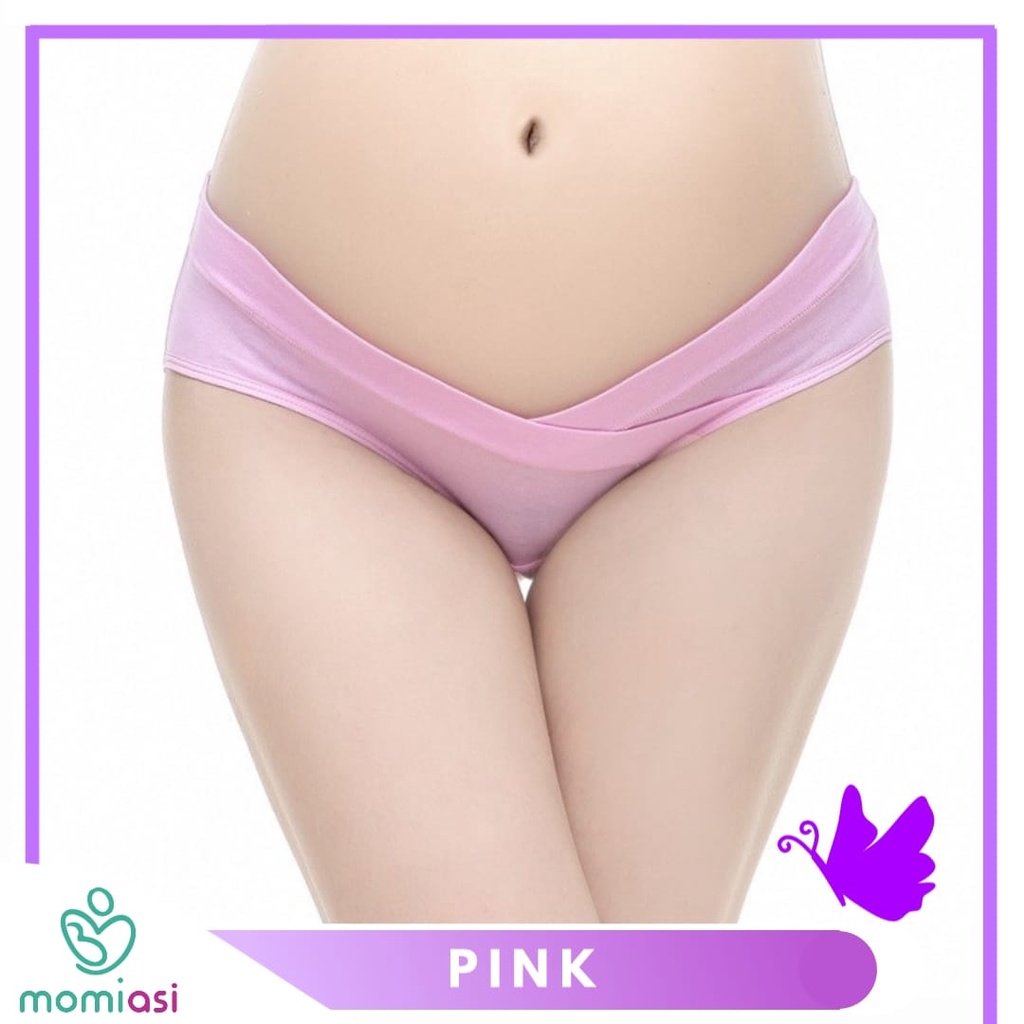 Momiasi - Celana Dalam Cd Hamil Wanita Bumil Jumbo Big Katun Maternity Panty Low Waist