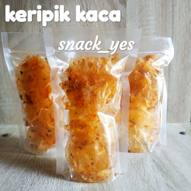 

Keripik kaca pedas 30gram