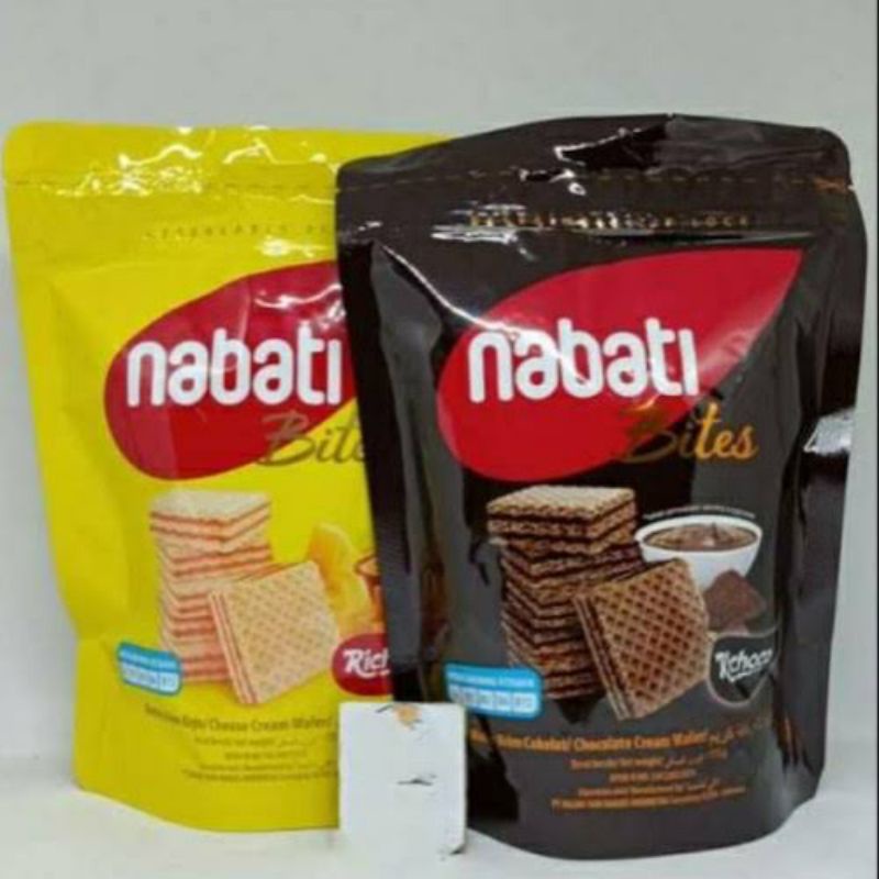 

nabati bites pouch 115gr keju & coklat.