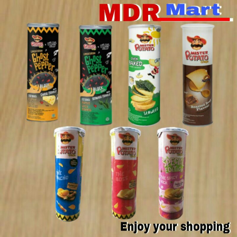 

MISTER POTATO keripik kentang 85-100gr all varian