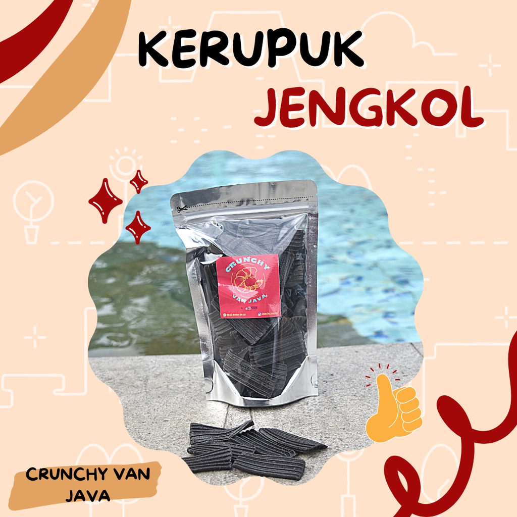 

KERUPUK JENGKOL SISIR/ KERUPUK SEBLAK MENTAH by CRUNCHY VAN JAVA