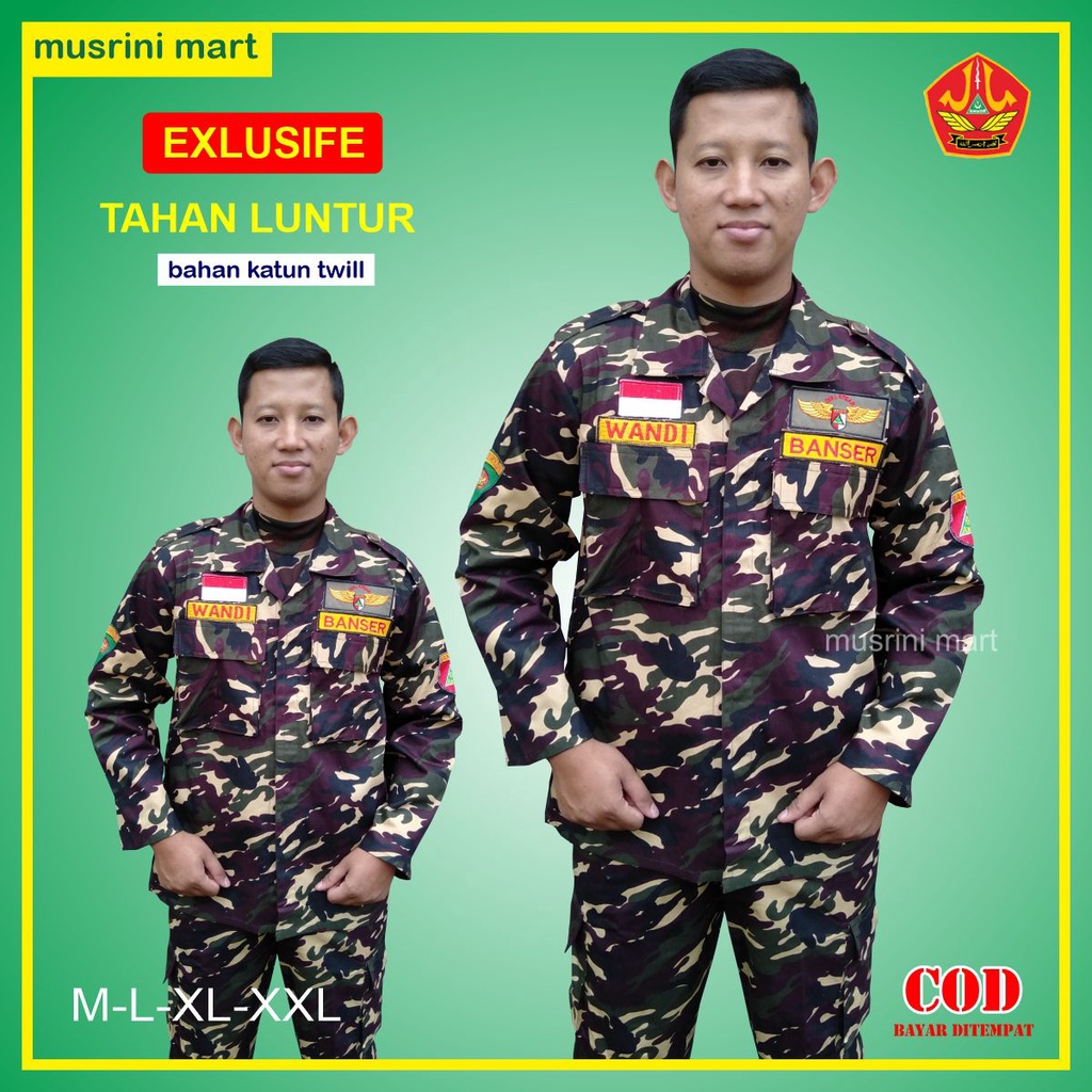 Baju Banser Seragam Banser Exlusife Anti Luntur High Quality Atribut Banser Jahitan Rapi Free Bet Mu