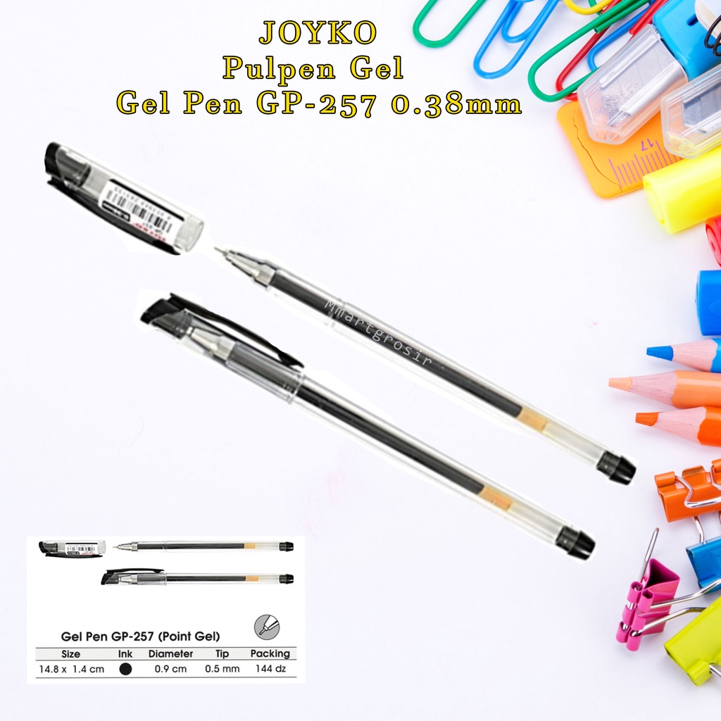 Joyko / Ballpen Joyko / Pulpen gel / Point gel / GP- 257 / 0.38 mm