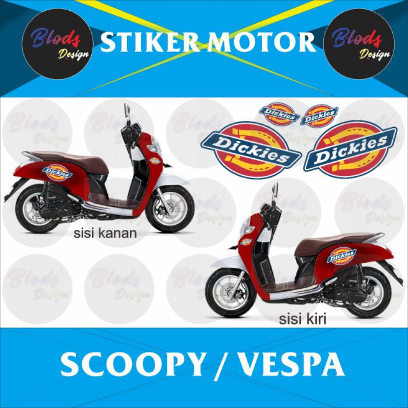 Striping Stiker Scoopy / Vespa Dickes